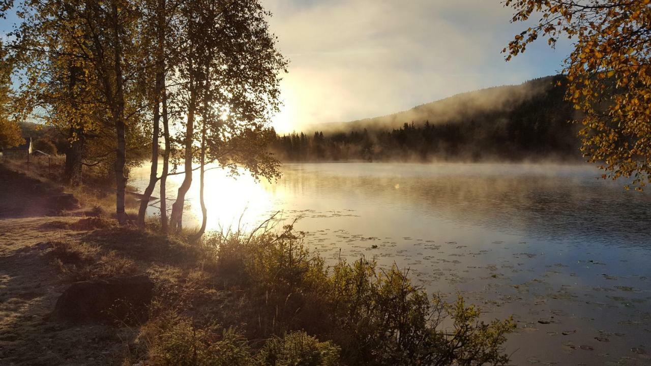Det Gule Huset Hurdal Buitenkant foto